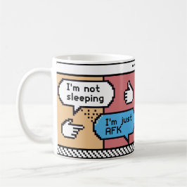 AFK Gamer Pixel Art Mug – Funny Retro コーヒーマグカップ