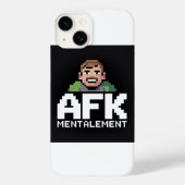 AFK Mentalement Chibi Gamer Pixel Art Case-Mate iPhoneケース (裏面)
