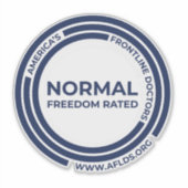 AFLDS向けの大型NORMALステッカー シール (正面)