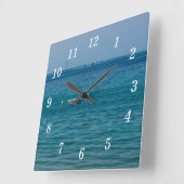 Afloat Mackinac壁時計 スクエア壁時計 (傾斜)