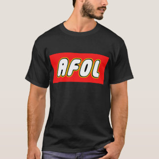 AFOLの赤い背景 Tシャツ