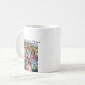 AFPの絞り染めのコーヒー・マグ コーヒーマグカップ (正面左)