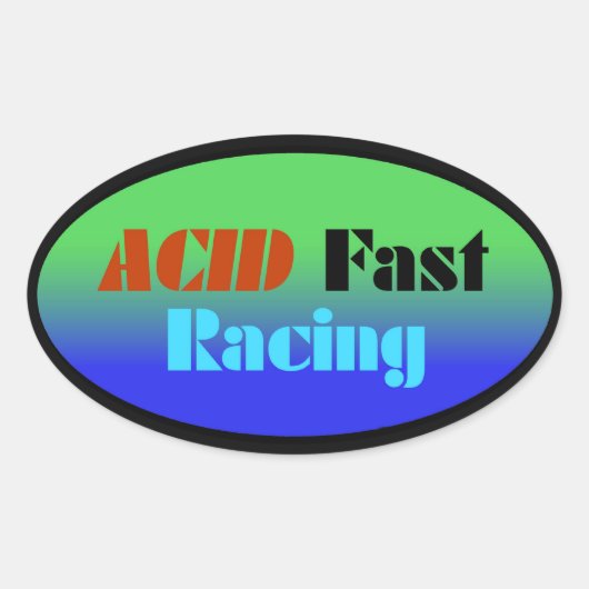 AFR SuperSticker 楕円形シール (正面)