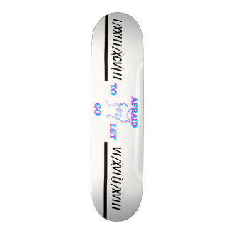 「Afraid スケートボード