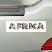 Africa バンパーステッカー (車上)