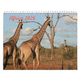 Africa - 2026 Calendar カレンダー