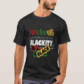 Africa Black Unapologetically Free-Ish Since 1865  Tシャツ (正面)