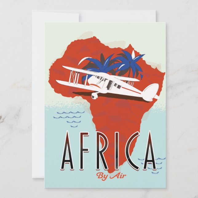 Africa By Airのポスター (裏面)
