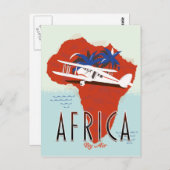 Africa By Airのポスター ポストカード (正面/裏面)