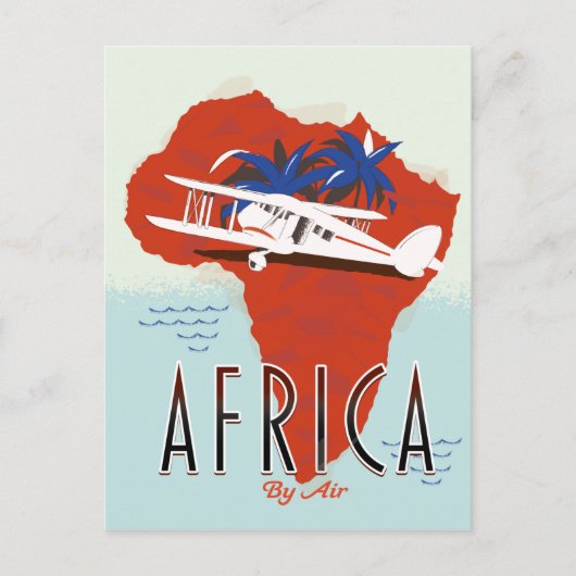 Africa By Airのポスター ポストカード (正面)