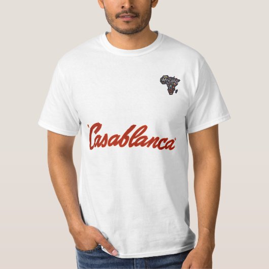 africa casablanca tシャツ (正面)