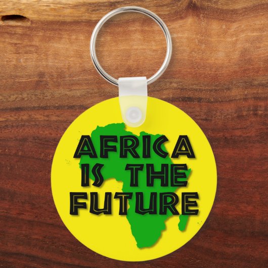 AFRICA IS THE FUTURE キーホルダー (裏面)