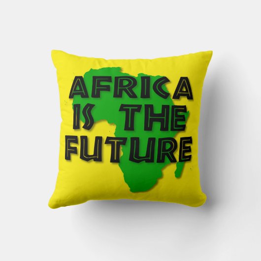 AFRICA IS THE FUTURE クッション (裏面)