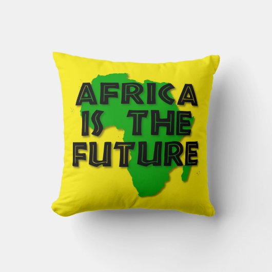 AFRICA IS THE FUTURE クッション (正面)