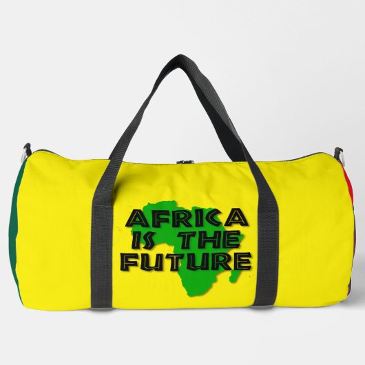 AFRICA IS THE FUTURE ダッフルバッグ (正面)