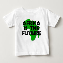 AFRICA IS THE FUTURE ベビーTシャツ