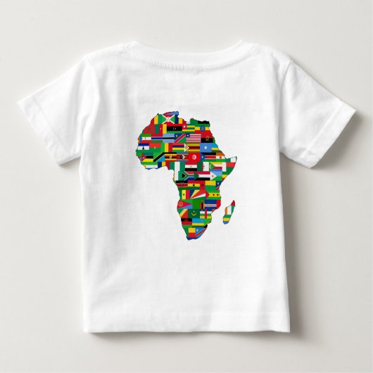 AFRICA IS THE FUTURE ベビーTシャツ (裏面)