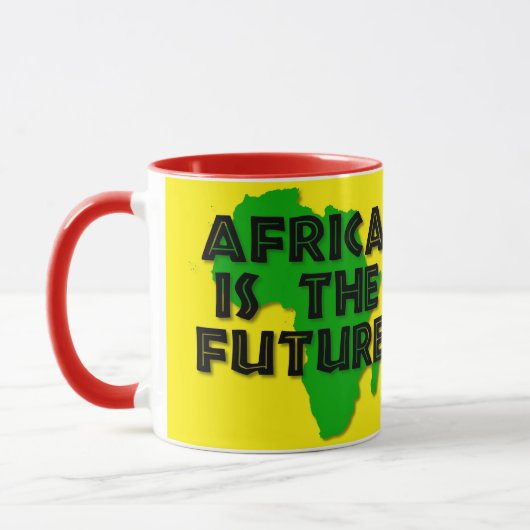 AFRICA IS THE FUTURE マグカップ (左)