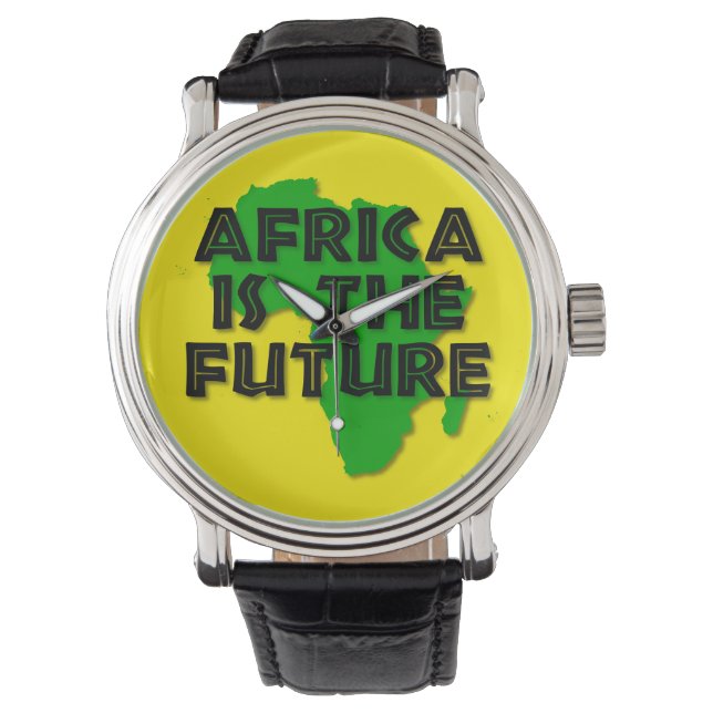 AFRICA IS THE FUTURE 腕時計 (正面)