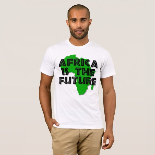 AFRICA IS THE FUTURE Tシャツ (正面フル)
