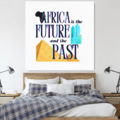 Africa is The Future & The Past |  キャンバスプリント (インサイチュ (寝室))