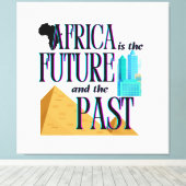 Africa is The Future & The Past |  キャンバスプリント (インサイチュ (ウッドフロア))