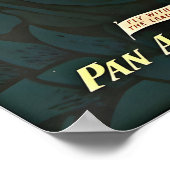 Africa Map Art African Print Pan Am Travel Pos ポスター (角)