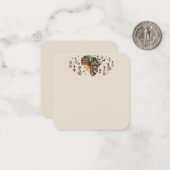 Africa Map Decorative Tribal Elements Pattern ノートカード (正面/裏面インサイチュ)