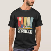 Africa Morocco Skyline Moroccans African Souvenir  Tシャツ (正面)