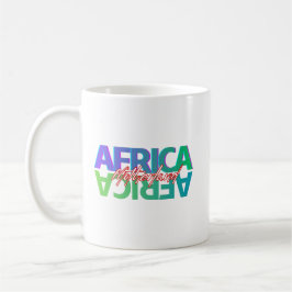 AFRICA: Motherland – 白い光沢マグカップ コーヒーマグカップ