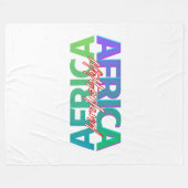 AFRICA: Motherland | Fleece Blanket フリースブランケット (正面(横))