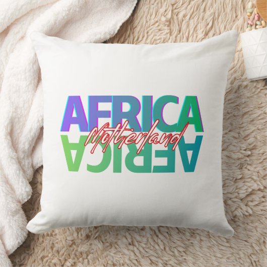 AFRICA: Motherland - Throw Pillow クッション (ブランケット)