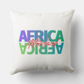 AFRICA: Motherland - Throw Pillow クッション (裏面)