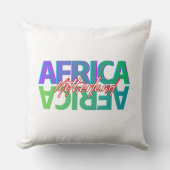 AFRICA: Motherland - Throw Pillow クッション (正面)