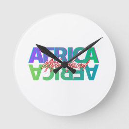 AFRICA: Motherland - Wall Clock ラウンド壁時計