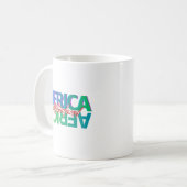 AFRICA: Motherland – White Glossy Mug コーヒーマグカップ (正面左)