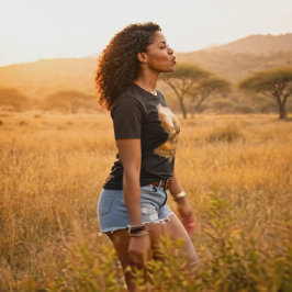 Africa No Apology. Cheetah | Africa Pride Wildlife トライブレンドＴシャツ