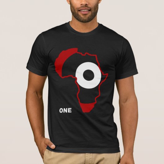 Africa One Shirt (ベラキャンバス) Tシャツ (正面)