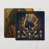 Africa Queen  招待状 (正面/裏面)