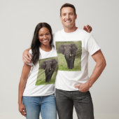 Africa Tanzania Elephant at Ngorongoro Crater Tシャツ (ユニセックス)