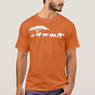 Africa The Big Five Animals Design Kids Toddler BI Tシャツ