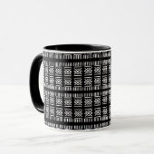Africa_TicTacToe_Black_Coffee Mug マグカップ (正面左)