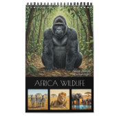 Africa Wildlife Calendar 2026 / African Animals カレンダー (カバー)