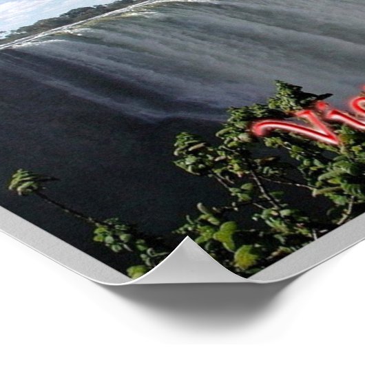 Africa - Zimbabwe - Victoria Falls ポスター (角)