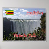 Africa - Zimbabwe - Victoria Falls ポスター (正面)