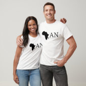 africaAN black1 Tシャツ (ユニセックス)