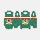 African 王室の Prince Green|Red Thank You フェイバーボックス (折り畳みなし)