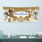 African 王室の Prince White|金ゴールドグリッター-2写真 横断幕 (トレードショー)
