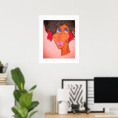 African-American Art Poster ポスター (ホームオフィス)