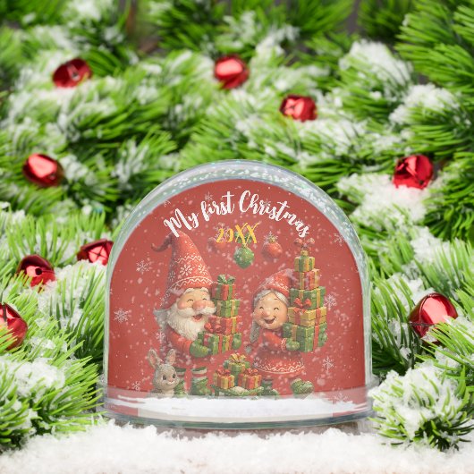 African American Baby Boy First Christmas - Gnomes (クリスマス)